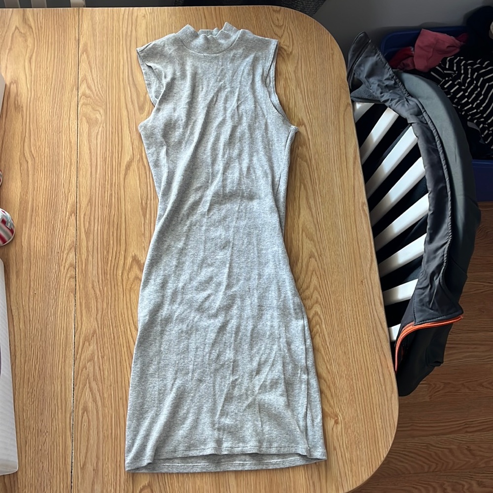 Grey garage dress
